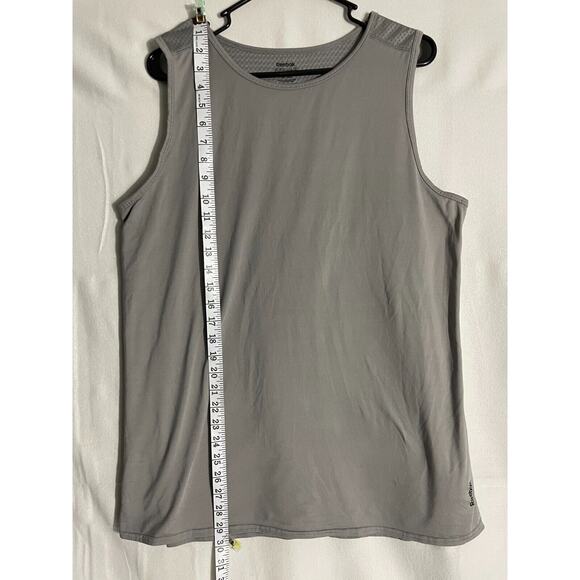 Reebok Womens Plus Size 2XL Tank Top Sleeveless T Shirt Gray Athleisure - Picture 4 of 9